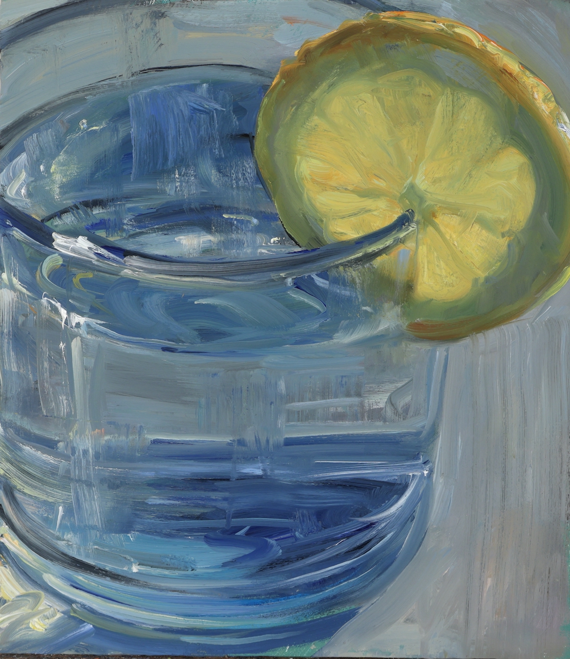 The latest painting