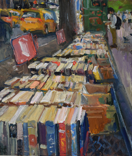 Books for Sale, NYC — giclée print by Duane Keiser