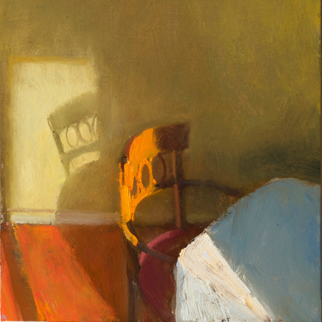 Chair, Table, Sun — giclée print by Duane Keiser