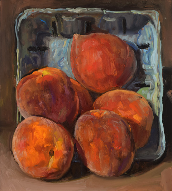 Peaches — giclée print by Duane Keiser
