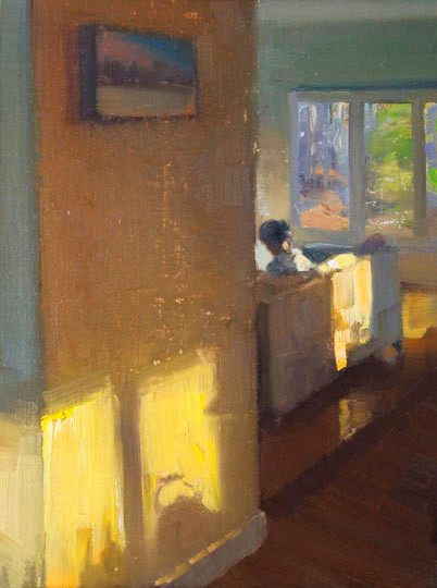 Reading — giclée print by Duane Keiser