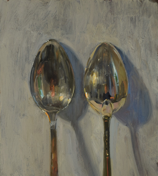Two Spoons — giclée print by Duane Keiser